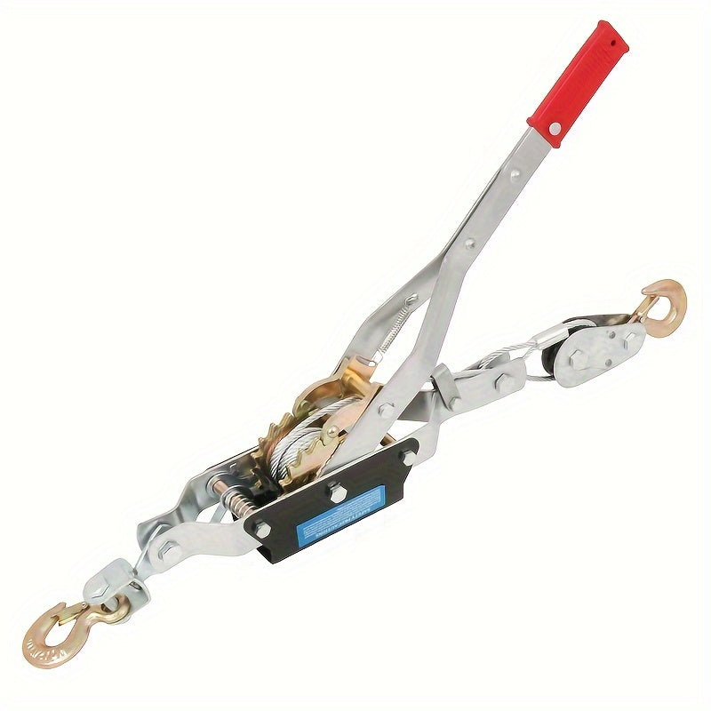 Heavy Duty Hand Winch 1/2/4 Ton with Steel Cable and Double Gear Mechanism