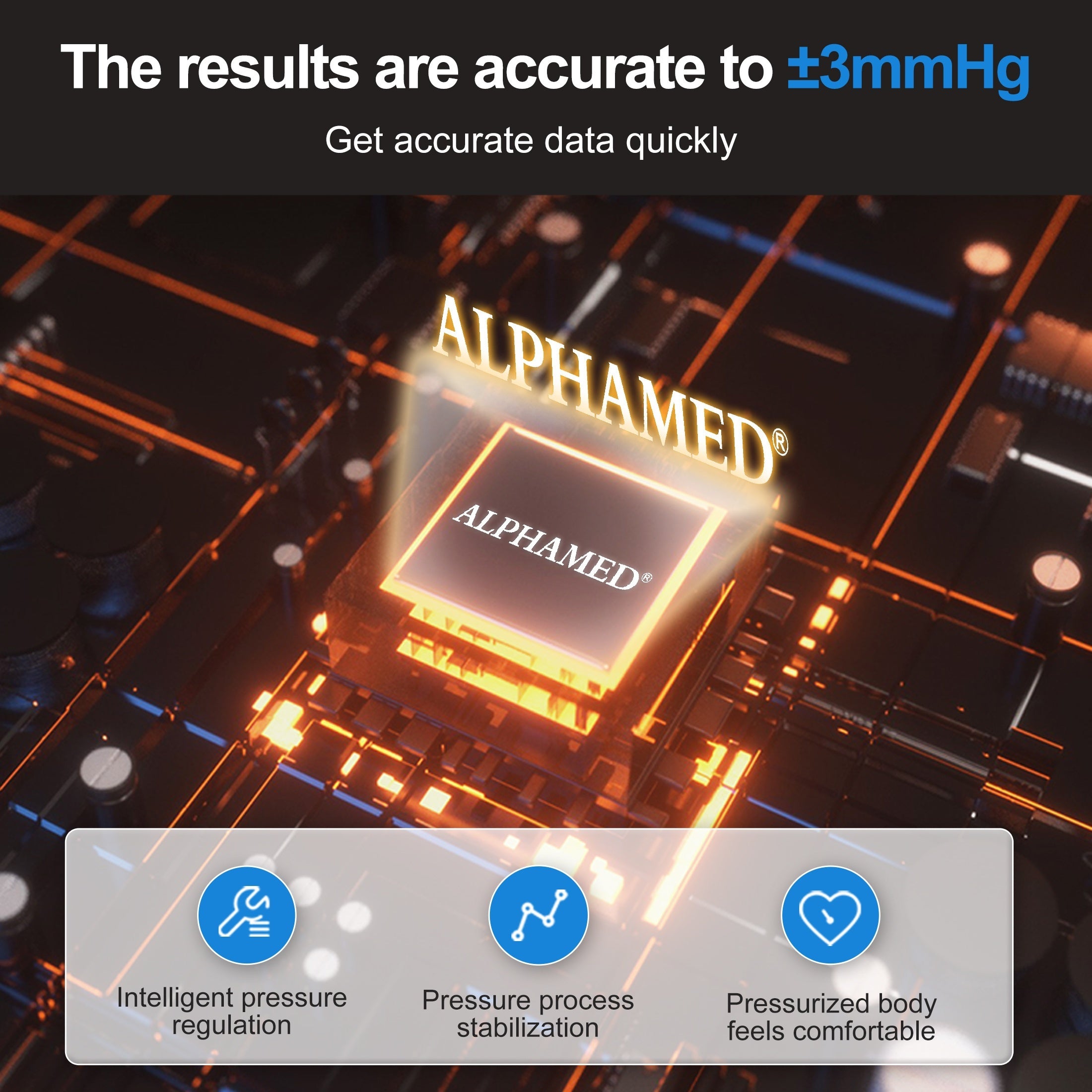 Automatic Upper Arm Blood Pressure Monitor with Large Cuff 180 Memory Battery Powered