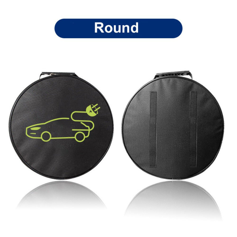 Universal EV Charger Cable Organizer Bag Oxford Portable Storage Car Charging Case