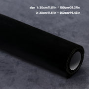Black Velvet Adhesive Car Interior Wrap Durable Self-Adhesive Film