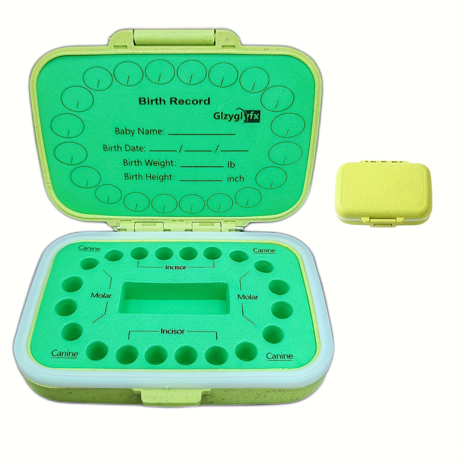 Teeth Keepsake Box for Kids and Adults Storage Organizer Gift for Christmas Halloween Thanksgiving