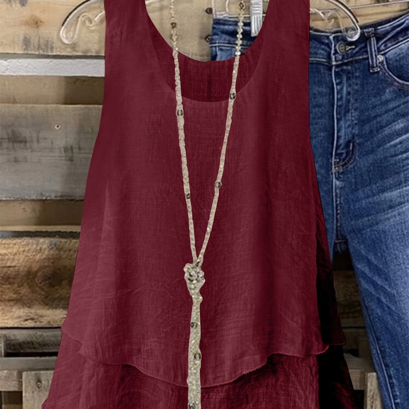 Элегантная топ без рукавов для женщин больших размеров, розовый, дышащий хлопок, повседневный и официальный стиль