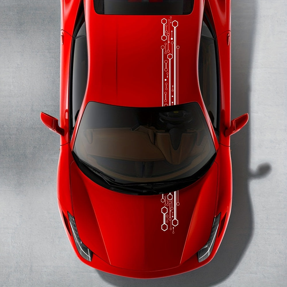 Car Hood Roof Stickers Racing Graphics Universal Decoration