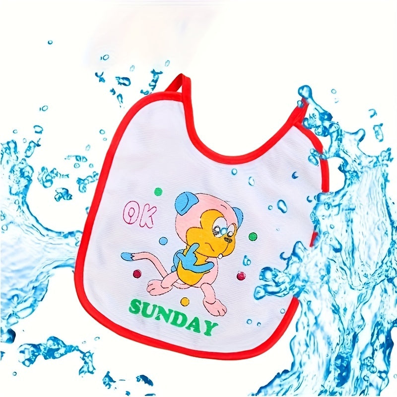 Baby Bibs Set 7 Pieces Waterproof Non-Weighted Bibs for Babies and Newborns