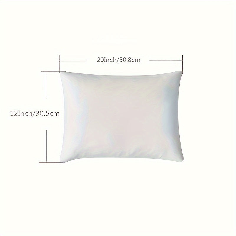 One-Piece Goose Down Pillow Core Soft Fluffy 30% Down 70% Feather for Side Back Stomach Sleepers