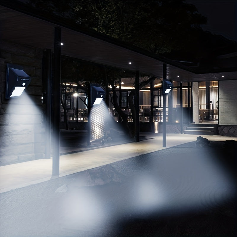 Outdoor Solar Motion Sensor Light 120° Wide Angle for Garden Driveway Patio