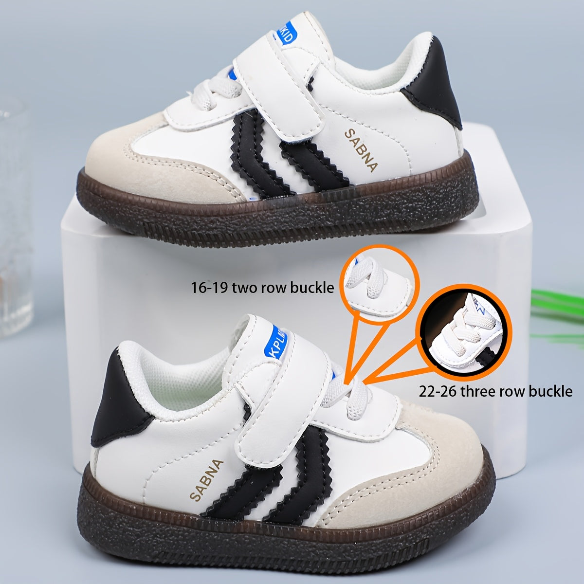 Zapatillas casuales para niños para niños y niñas, ligeras, antideslizantes, en blanco y negro