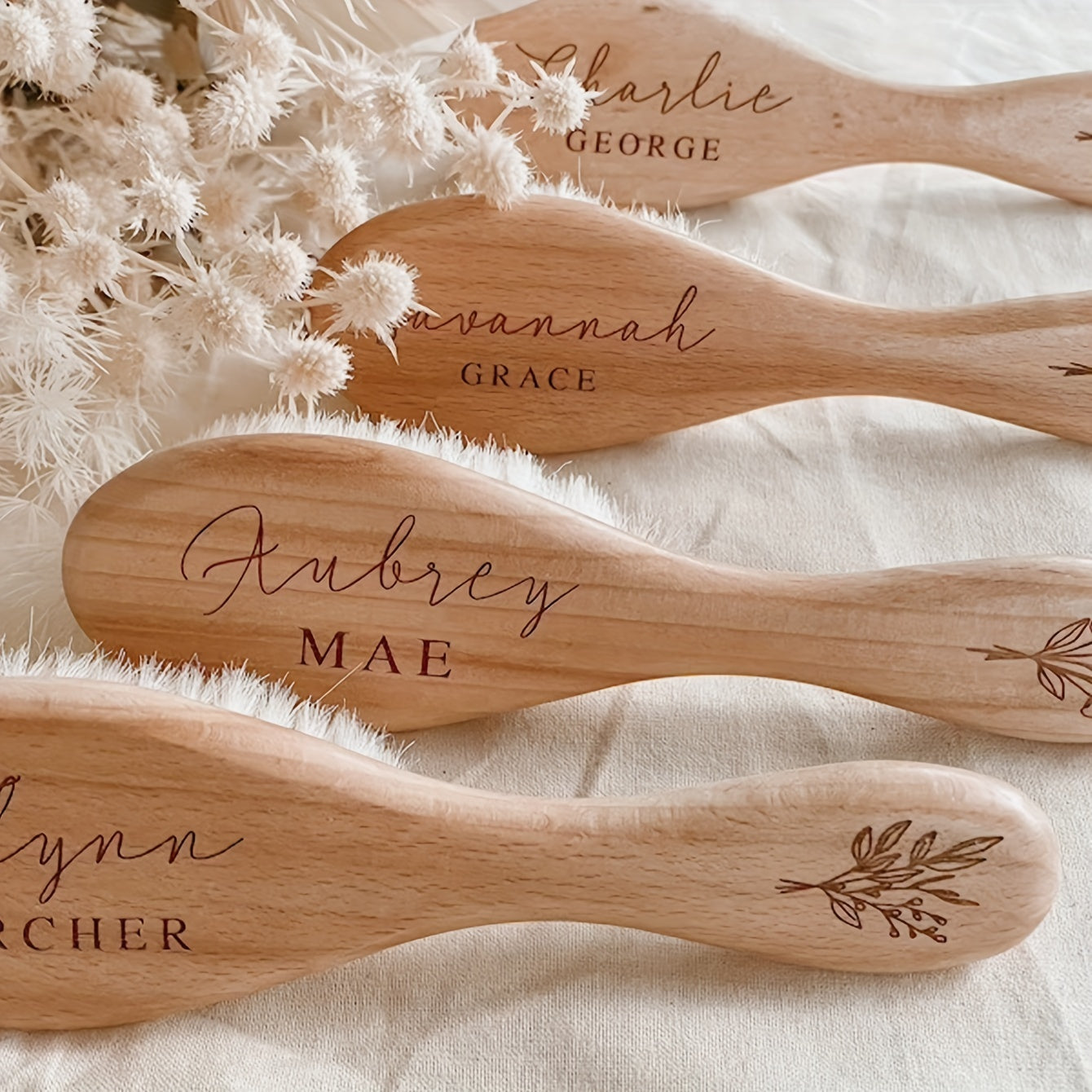 Personalized Baby Comb with Engraved Name, Newborn Keepsake, Shower Gift
