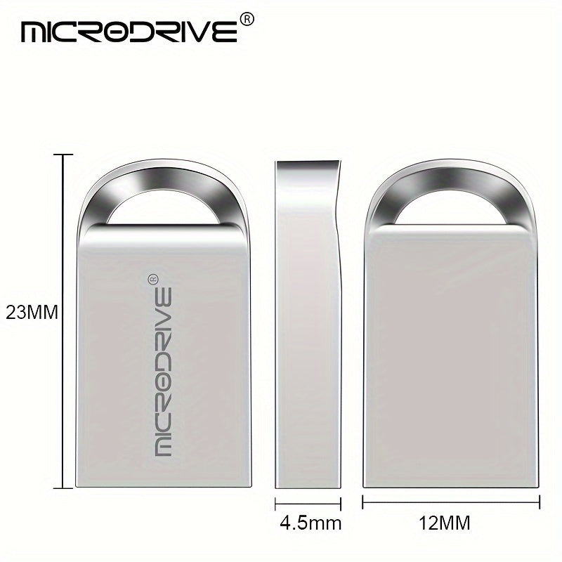 Mini USB Flash Drive with Key Ring 4GB to 128GB Portable Storage Creative Gift