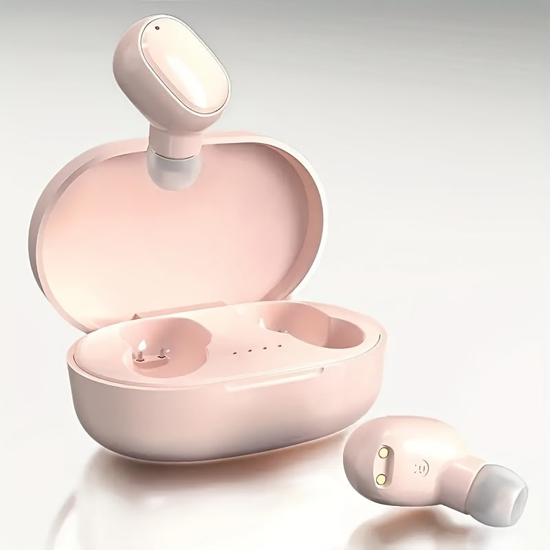 Wireless In-Ear Headphones with Transparent Space Capsule Design and Battery Level Display