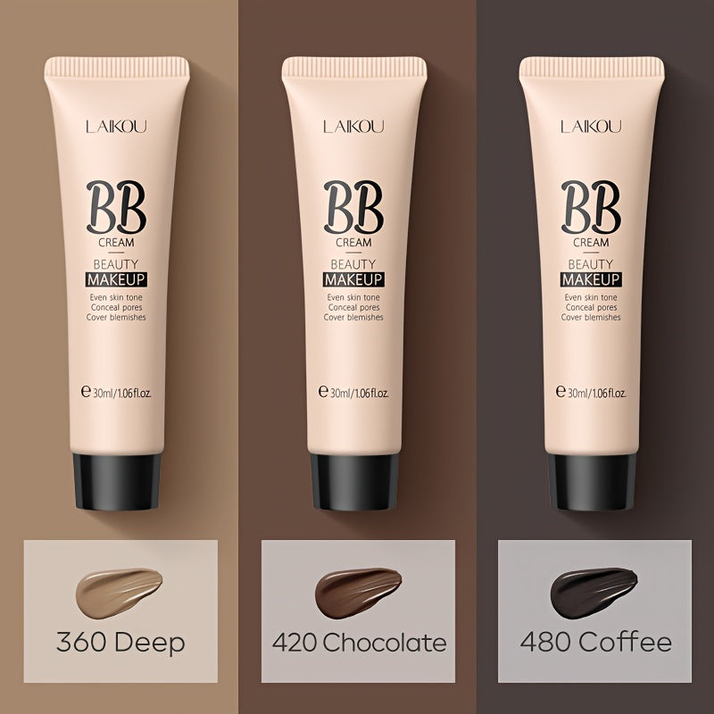 Women Men Waterproof Long Wear BB Cream Concealer Foundation 30ml