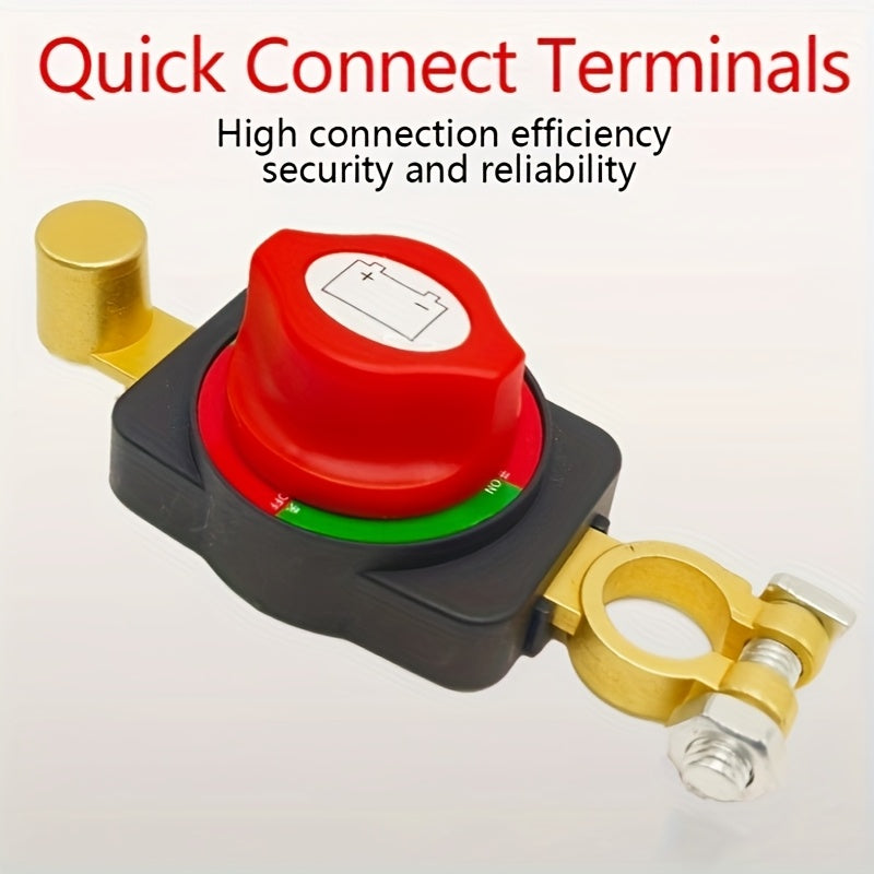 12V-48V Battery Disconnect Switch Main Power Isolator for Cars and Boats