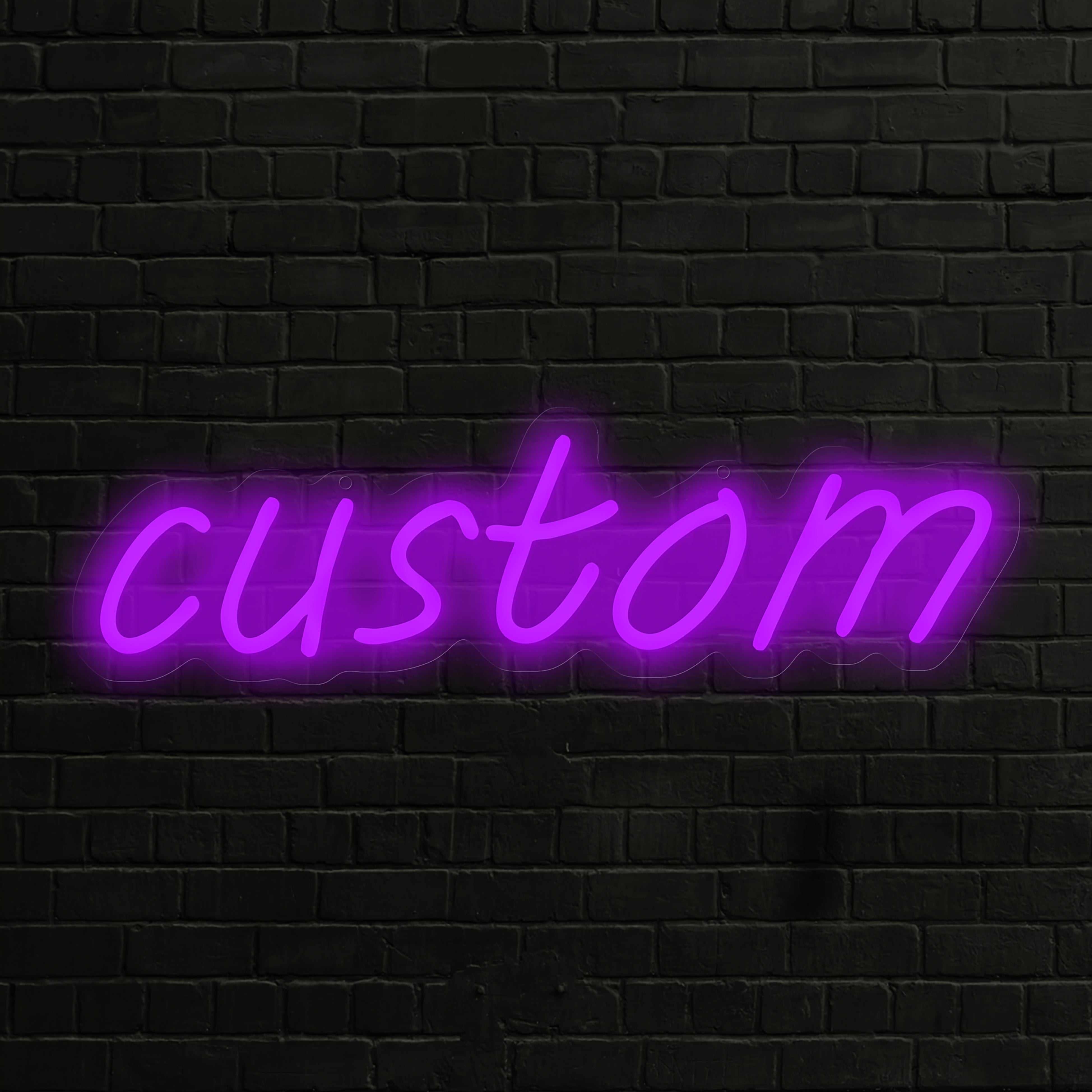 Letrero de neón USB personalizable con interruptor regulable para iluminación personalizada