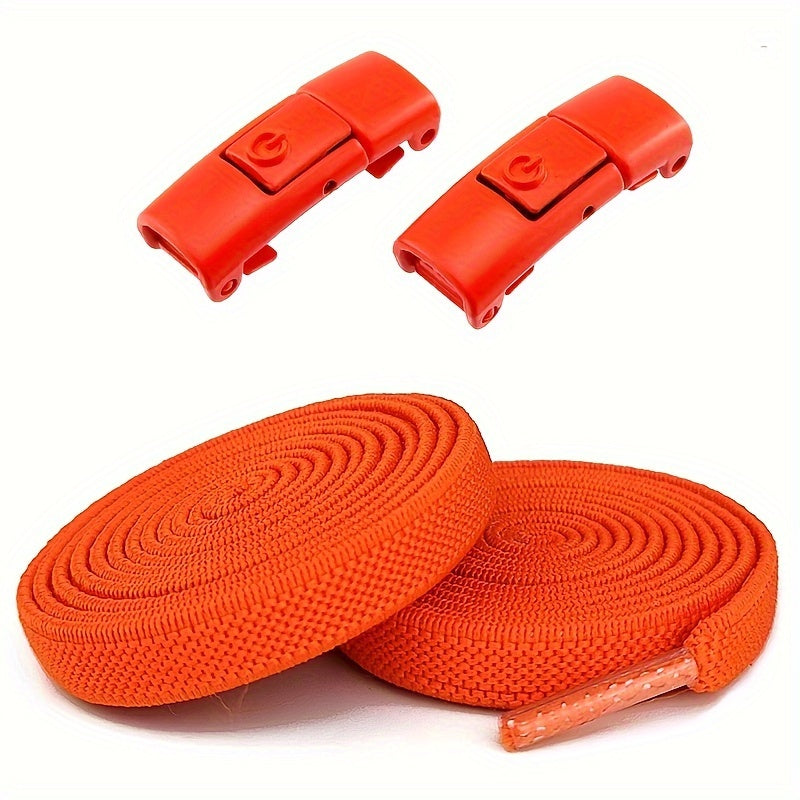 No-Tie Elastic Shoelaces for Men and Women Durable Polyester Spandex 1 Pair