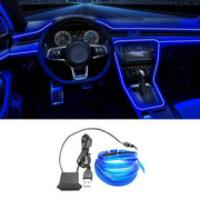 Car Interior LED Strip Flexible Neon Light Universal Auto Ambient Lamp 12V