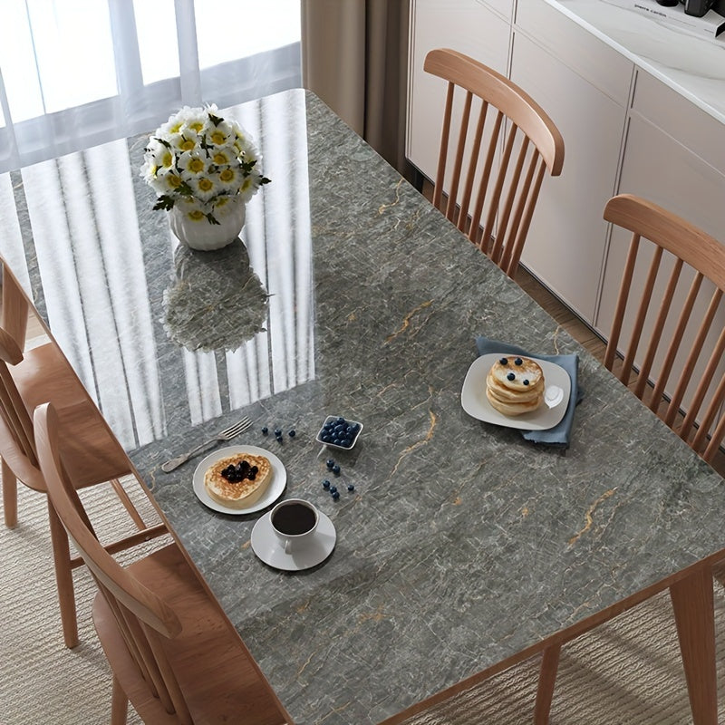 Marble Self-Adhesive Wallpaper Stickers Waterproof Oil-Resistant for Kitchen Bedroom