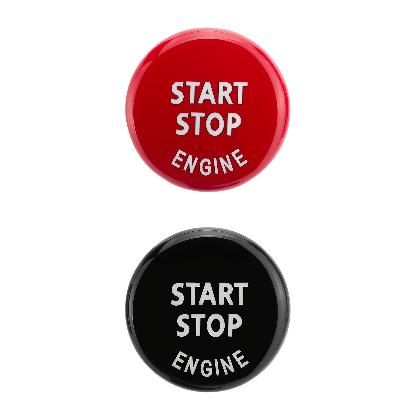 Car Interior Replacement Cover for Start/Stop Engine Button Non-slip