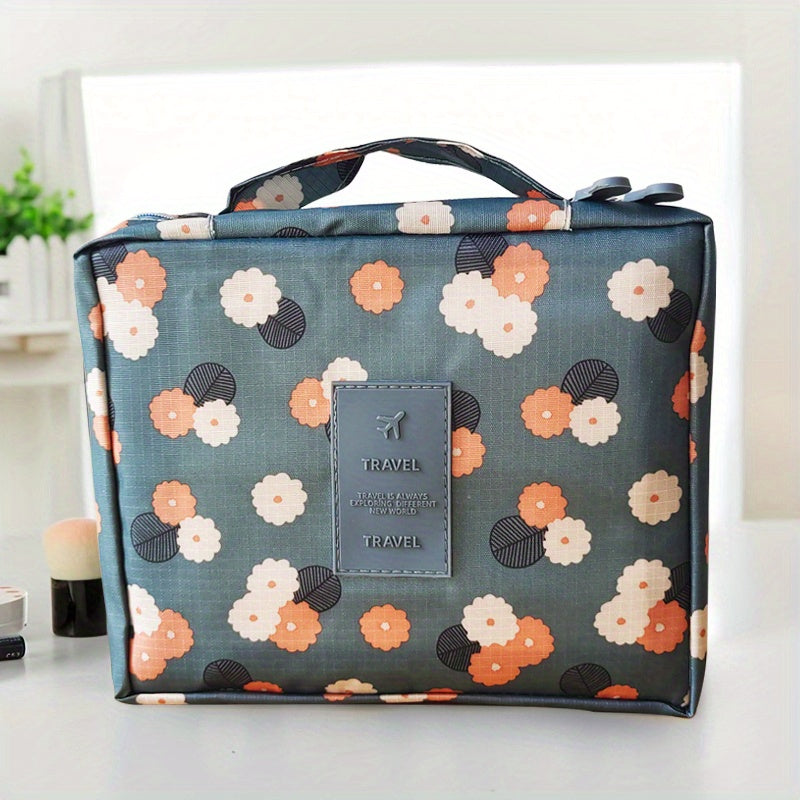 Women's Waterproof Travel Makeup Bag and Cosmetic Organizer