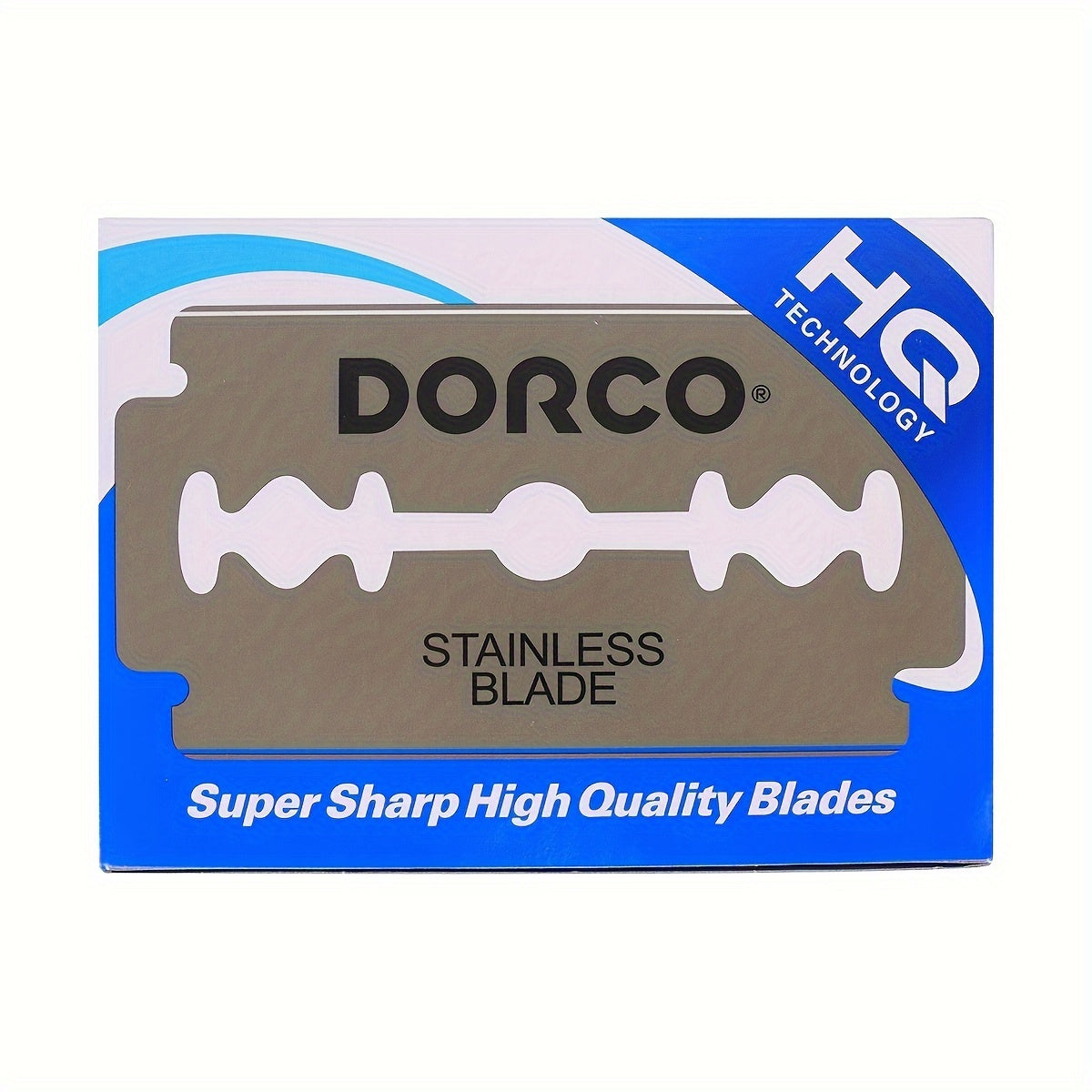 100 Pcs Stainless Steel Double-Sided Blades for Beard Trimming