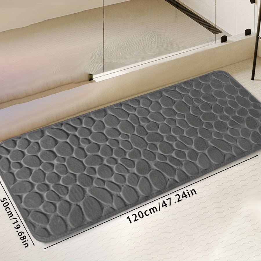 Zarif tosh naqshli poliester hammom matosi, yuqori zichlikdagi ko'pik, sirpanmaydigan to'qima dizayni. Hammom, dush, hammom bezaklari uchun juda singdiruvchi va yumshoq qulaylik.