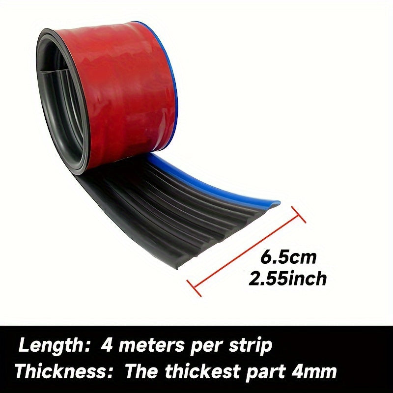 Universal Car Side Skirt Anti-Collision Scratch Guard Mud Flap Edge Protector