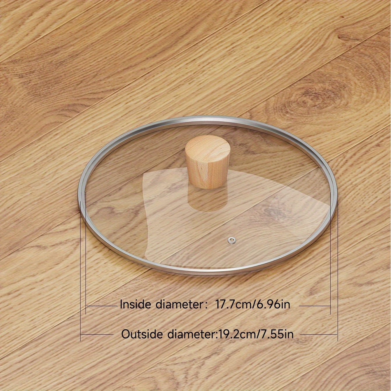 Tempered Glass Cookware Lid for Pots and Pans 16cm 18cm 20cm 22cm 24cm