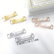Personalized Stainless Steel Shoe Lace Charm Customizable Shoe Buckle Shoe Clips
