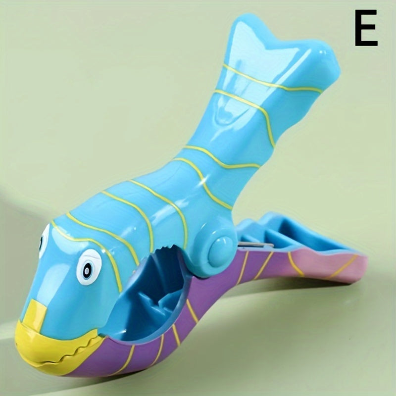 Pinza de toalla de playa de plástico con diseño de peces tropicales, duradera, para tumbonas y viajes