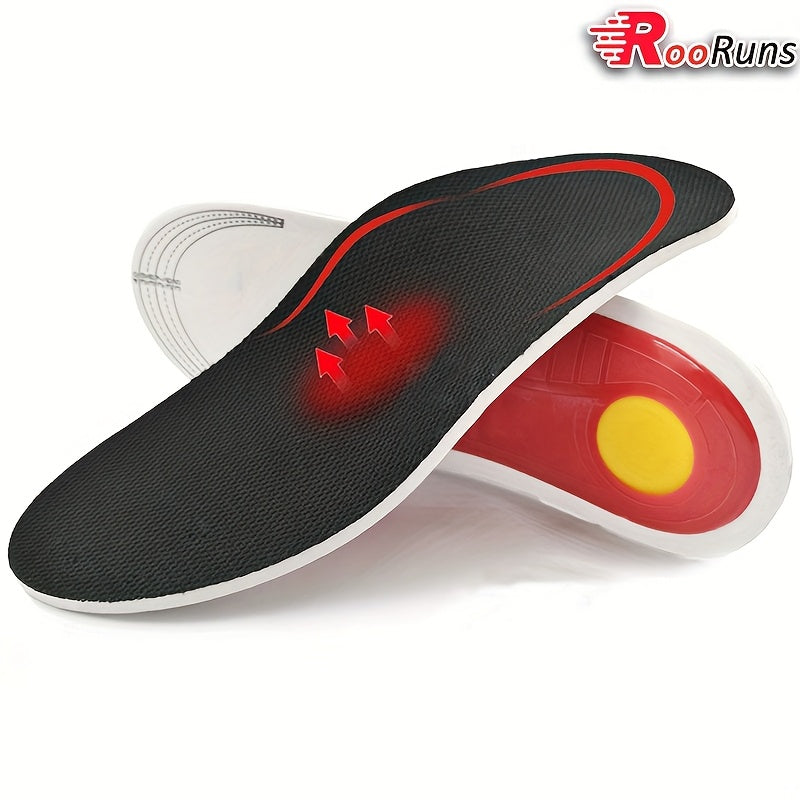 Unisex Sports Insoles Breathable Anti-Odor Sweat-Absorbing Thick Lightweight Comfortable