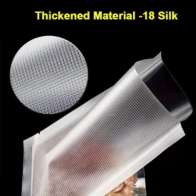 50 ta oziq-ovqat uchun vakuum yopishqoq sumkalar to'plami, oziq-ovqat saqlash va saqlash uchun