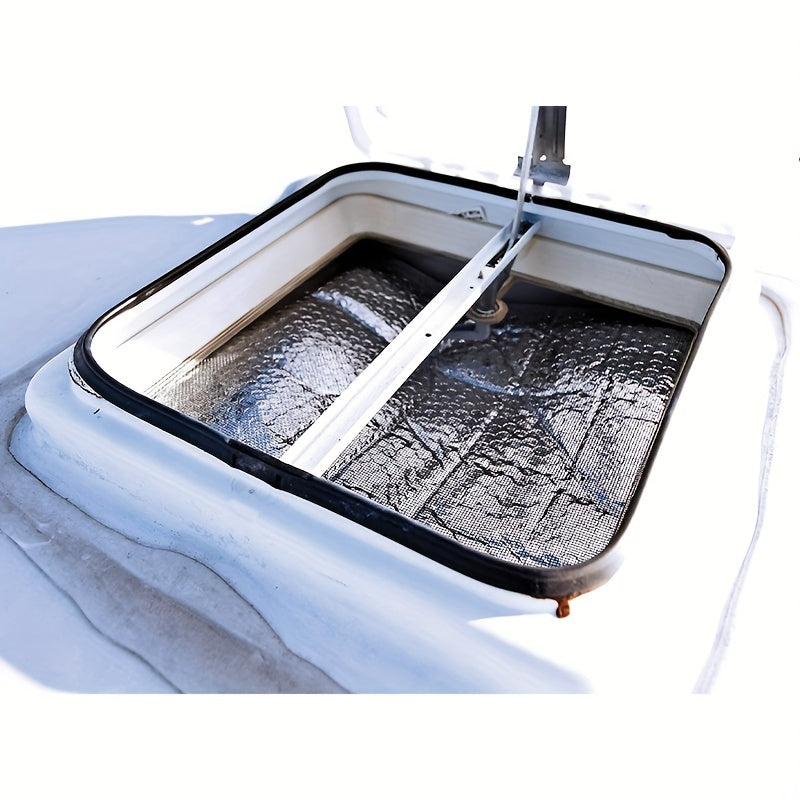 RV Vent Insulator and Skylight Cover with Reflective Surface 35.56cm White