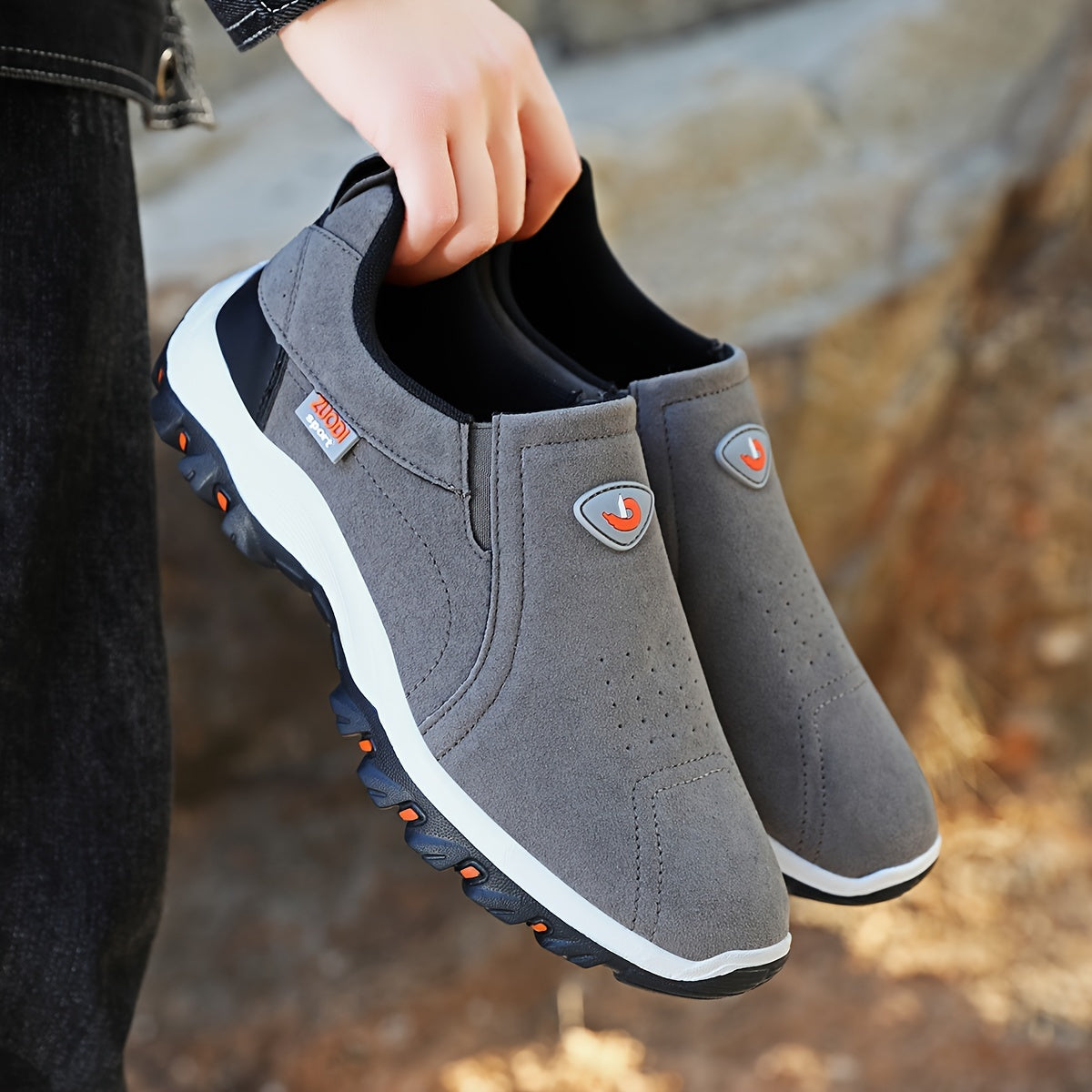 Men's Casual Loafers Lightweight Breathable Comfortable All-Season Slip-On Shoes