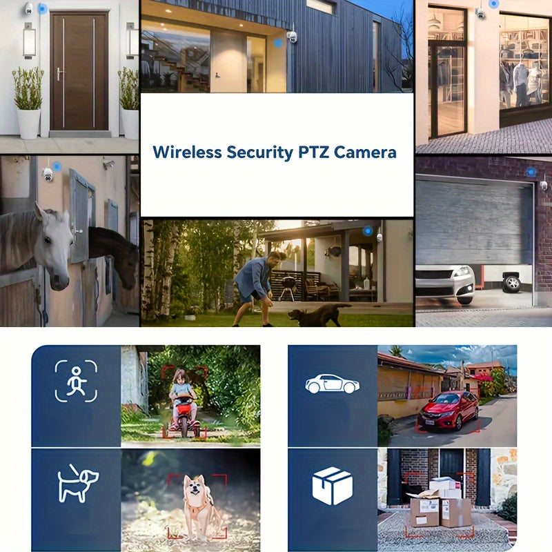 YIIYRY Aqlli Uy Xavfsizlik Kamerasi 2-Tomonga Audio, Pan/Tilt/Zoom, Kechki Ko'rinish va WiFi Ulanishi bilan ta'minlangan. U USB orqali quvvatlanadi va Aniq Ichki Monitoringni taqdim etadi (Xotira kartasi kiritilmagan).