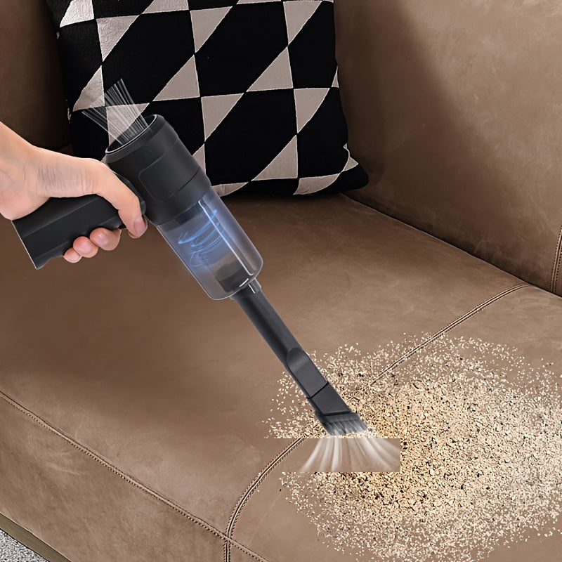 Yuqori xususiyatlarga ega, qayta zaryadlanadigan 2000mAh batareyasi, 3KPa so'rish quvvati va yuviladigan filtri bilan jihozlangan ixcham va portativ simsiz qo'l changyutgichi. Gilamlarni tozalash uchun ideal.