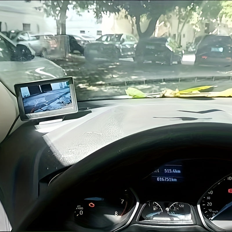 4.3-Inch Rearview Camera Kit with Night Vision for Sedans