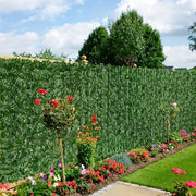 Artificial Ivy Privacy Screen with Sweet Potato Leaf Design UV Protected Faux Greenery for Gardens and Balconies