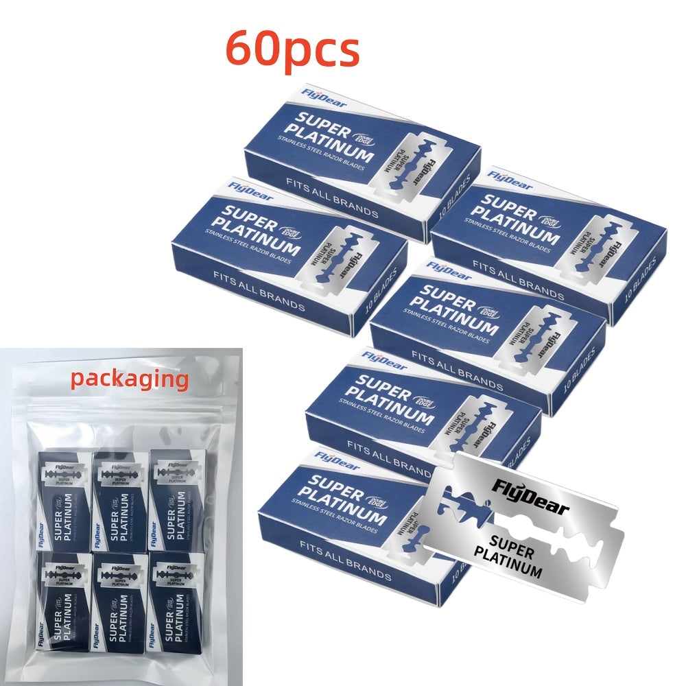 Maquinilla de afeitar de acero inoxidable de doble cara para afeitar y depilación