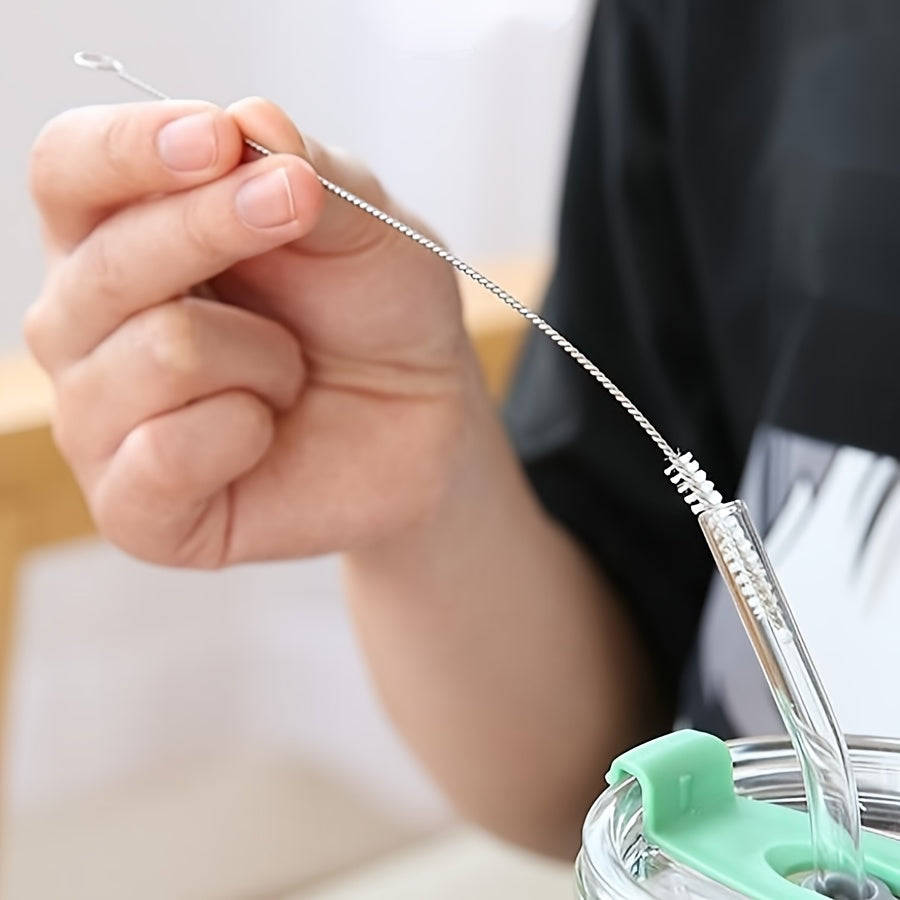 5 ta Nilon yumshoq cho'tka boshlari to'plami, quvurlar va naychalar uchun, moslashuvchan, qayta ishlatiladigan metall tutqich bilan