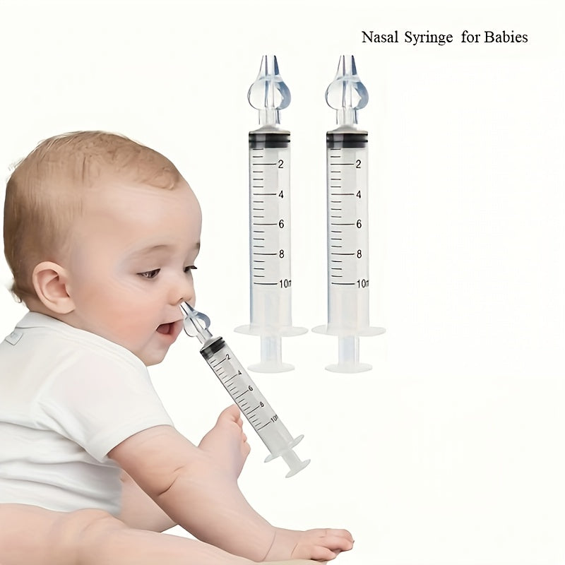 Two Pieces Nasal Irrigator Set for Infants and Adults Portable and Professional