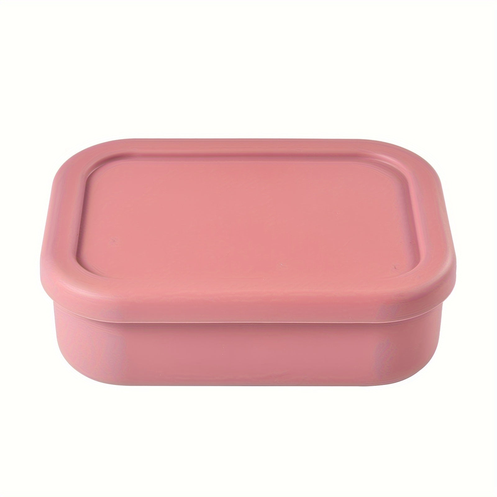 Silicone Lunch Box with Leak Proof Bento Container, 3 Compartments, Microwave Safe