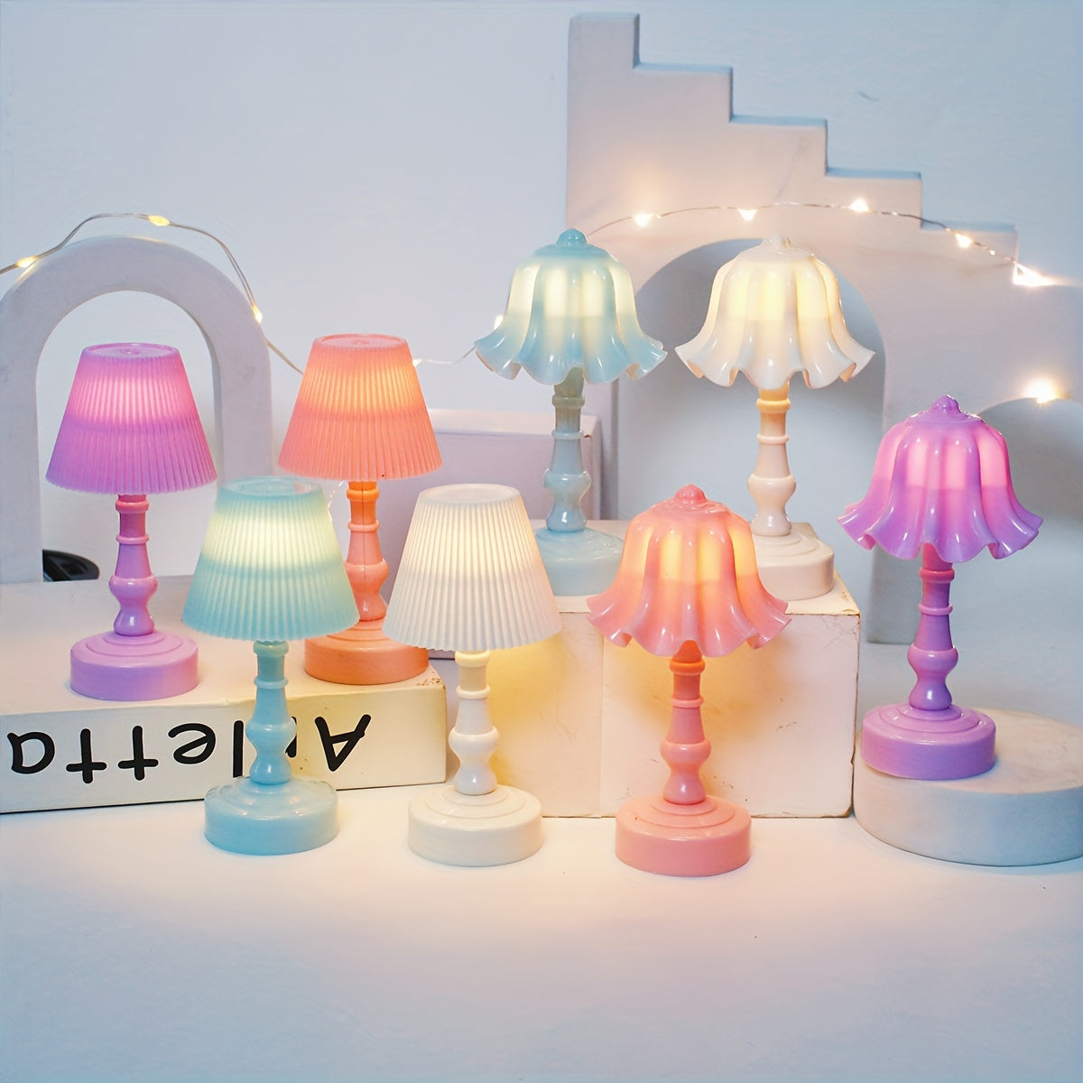 Mini Blossom LED Table Lamp for Bedroom Desk Living Room Decor