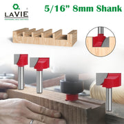 Woodworking Milling Cutter Set 8mm Shank Slotting and Engraving Router Bits