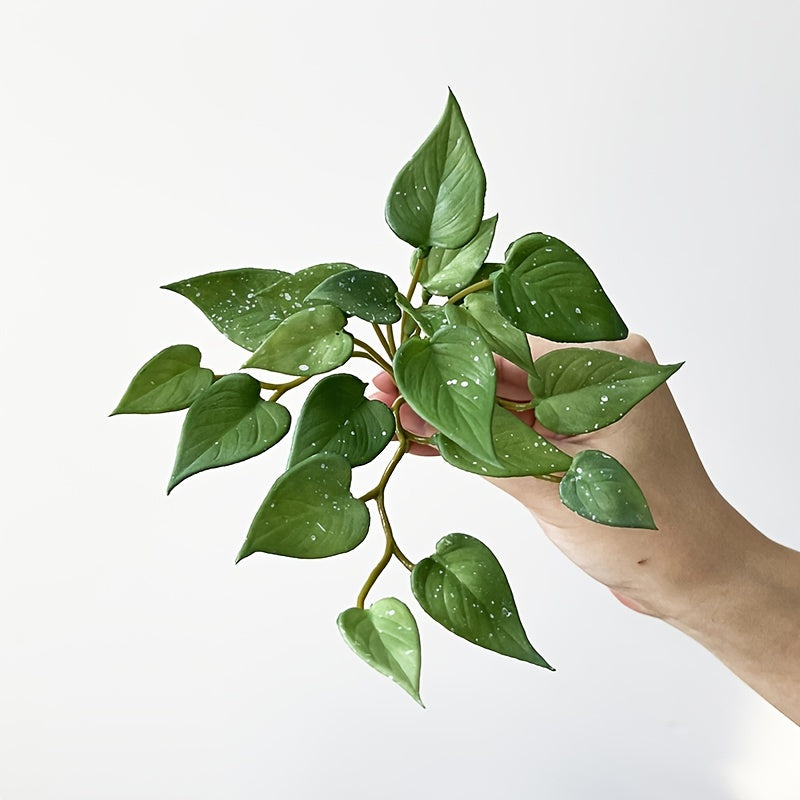 Artificial Green Plant with Copper Coin Grass and Ivy for Home or Shop Decor