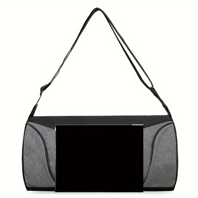 Nylon Travel Duffle Bag with Adjustable Strap for Sports and Activities in Light Blue Gray Red Black