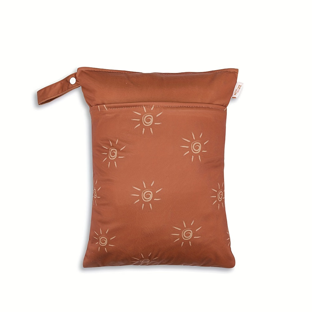 Sayohat va plyaj uchun jigarrang quyosh bosimi suv o'tkazmaydigan choyshab sumkasi