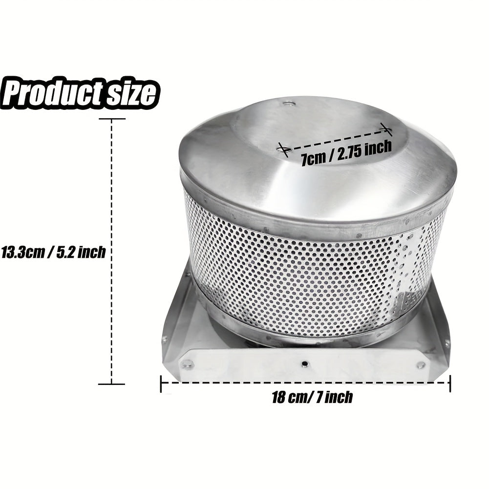 Outdoor Stainless Steel Gas Heater for Patio Garden Backyard