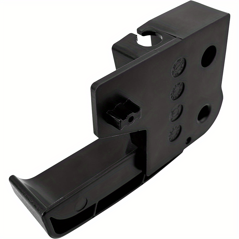 Black ABS Engine Hood Release Handle for Trucks and SUVs Durable Plastic