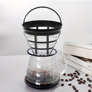 Reusable Coffee Filter Basket for Drip Coffee Makers - Easy Clean, Durable