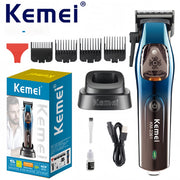 KEMEI km-2361 DLC Qayta to'ldiriladigan soch kesgich, 10000rpm Clipper bilan