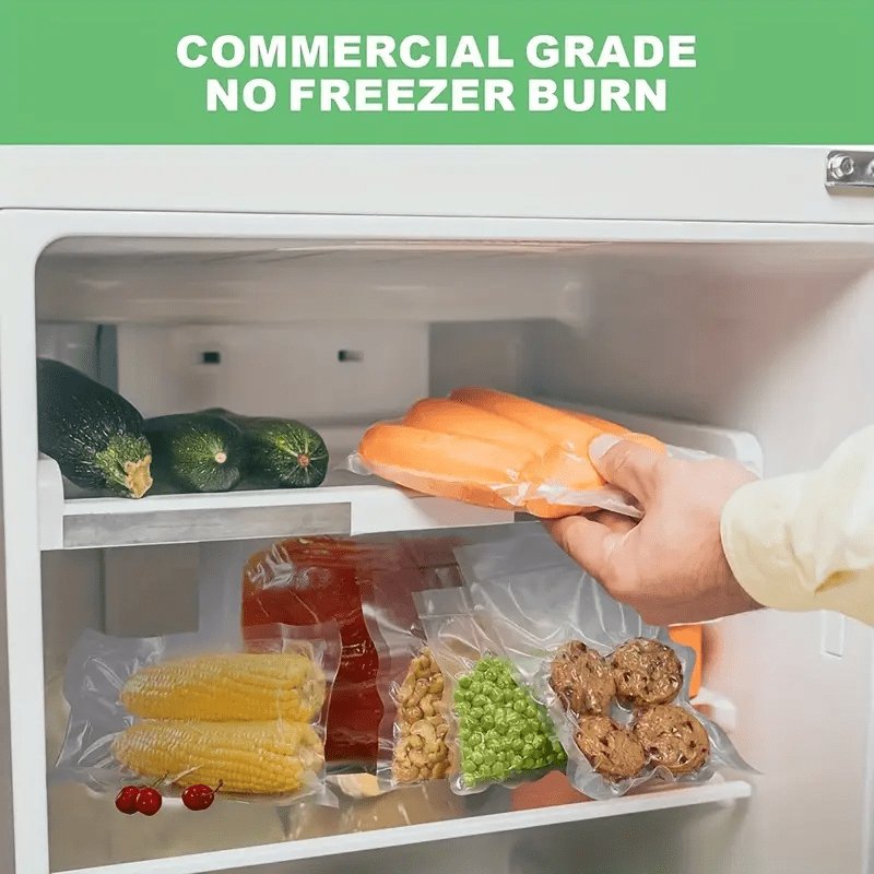 Food Storage Bags Set 150 Pieces in Three Sizes for Kitchen Use